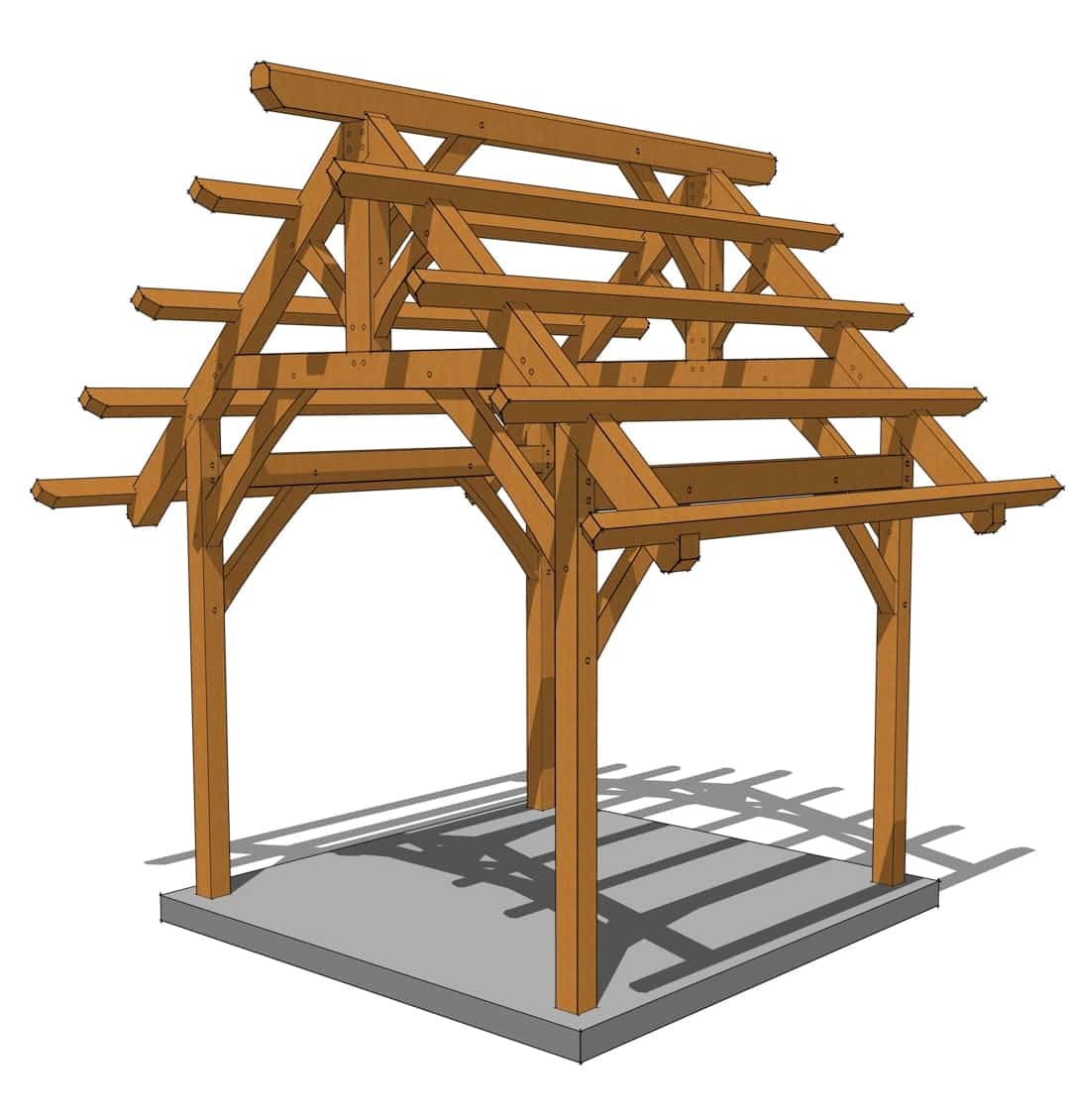 King Post Truss Pavilion King Post Truss Pavilion