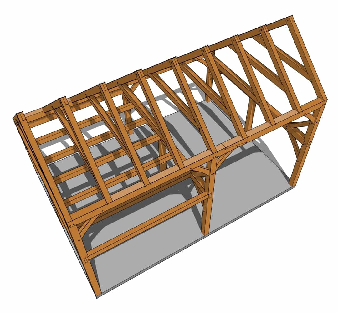 Overview saltbox plan Overview saltbox plan