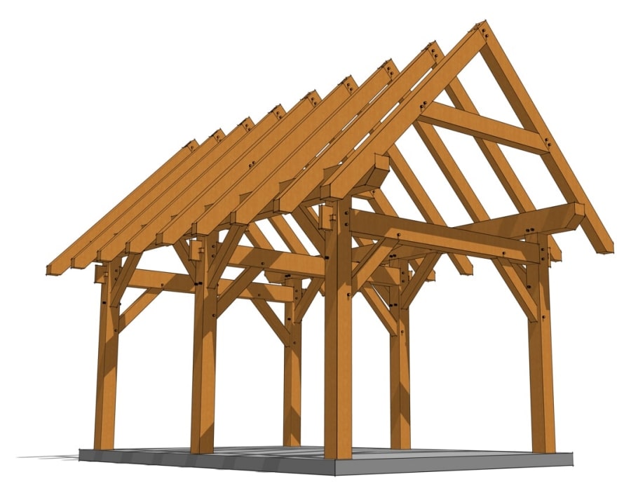 12x18 Post & Plate Plan 12x18 Post & Plate Plan
