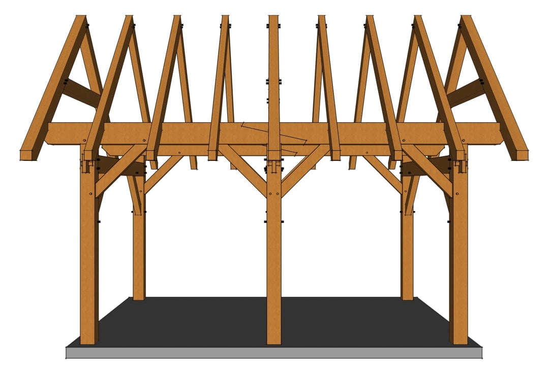 12x18 Timber Frame Plan 12x18 Timber Frame Plan