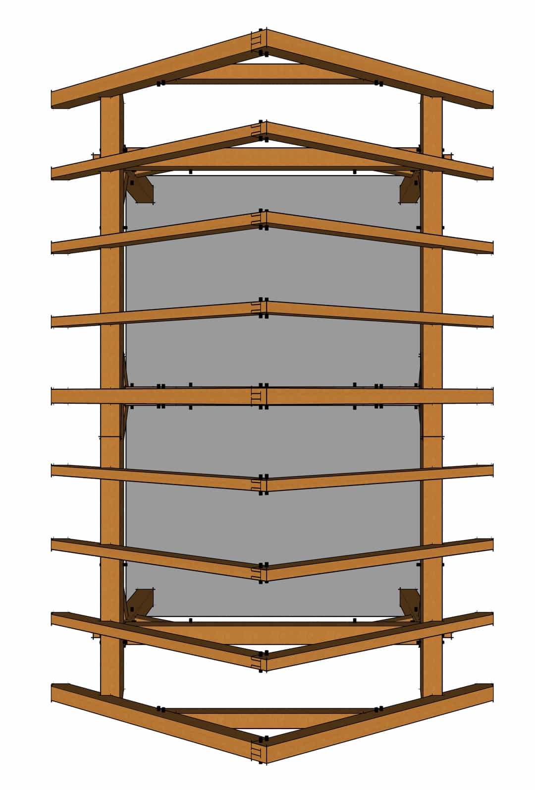 12x18 Timber Frame Rafters 12x18 Timber Frame Rafters