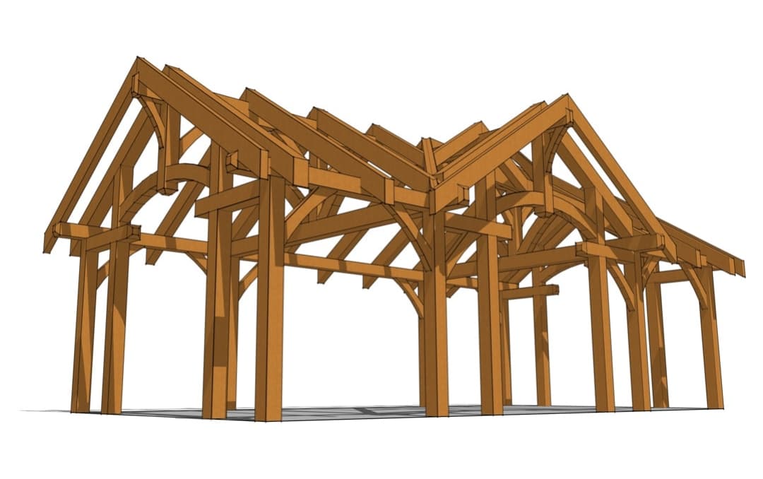 Timbered Pavilion Plan Timbered Pavilion Plan