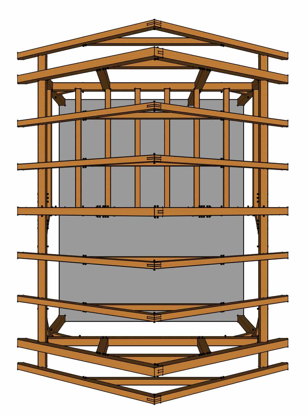 20x24 Timber Frame Plan with Loft 20x24 Timber Frame Plan with Loft