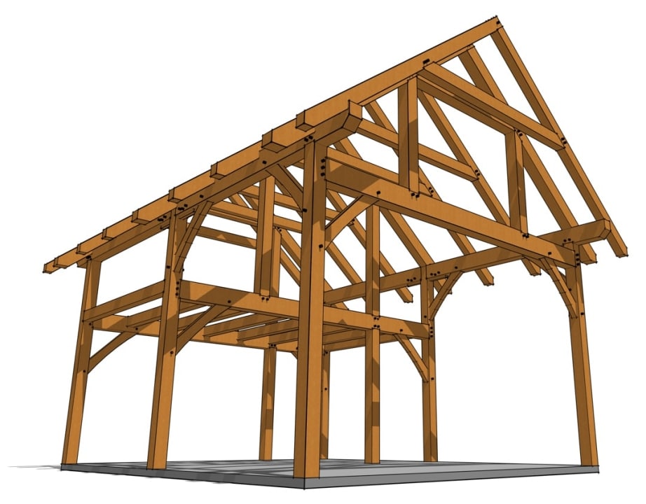 20x24 with loft plan 20x24 with loft plan