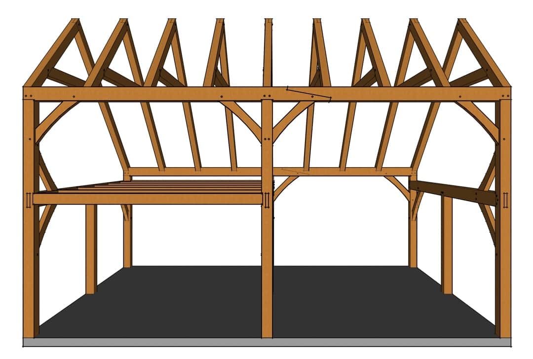 Small home timber frame plan Small home timber frame plan