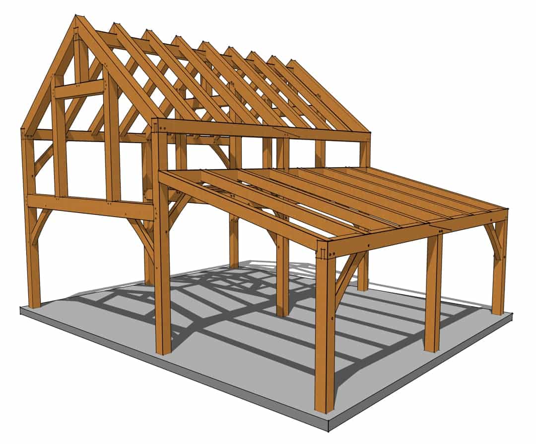 30x24 Timber Frame Plan 30x24 Timber Frame Plan