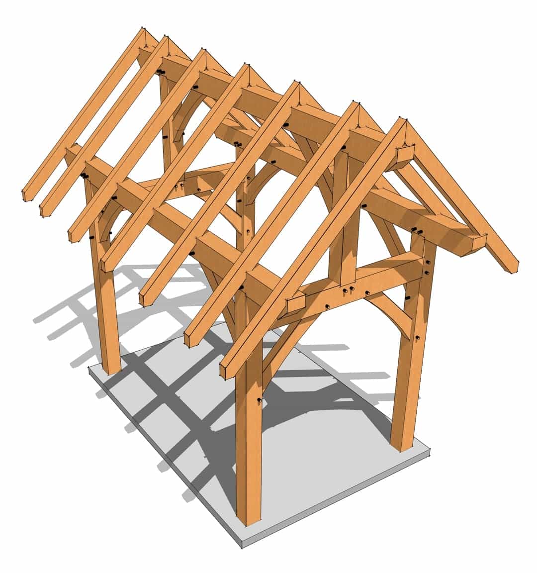 8 x1 2 Timber Frame Plan 8 x1 2 Timber Frame Plan