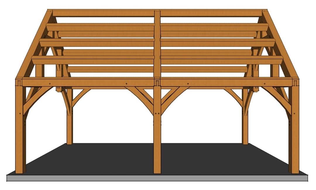 Hammer Beam Timber Frame Plan Hammer Beam Timber Frame Plan