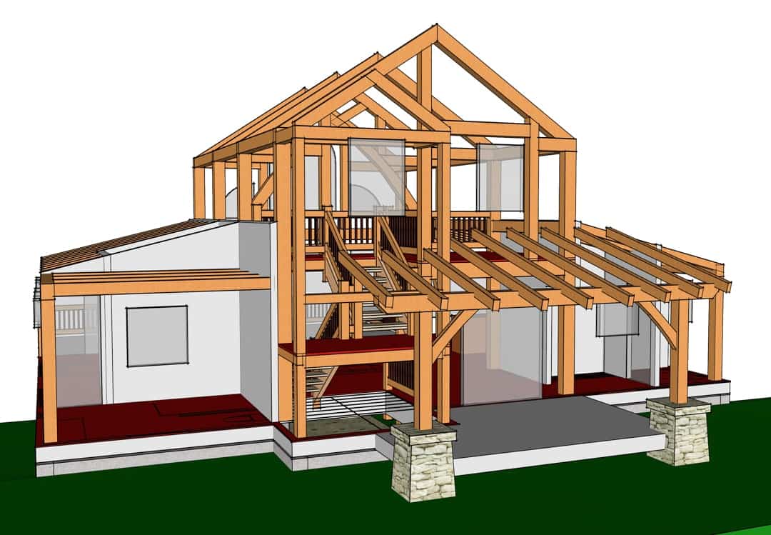 Heavy timber layout plan Heavy timber layout plan
