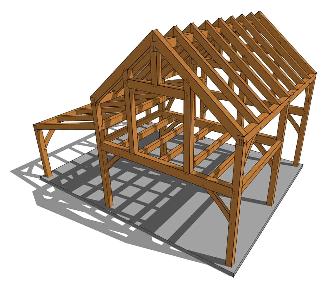 Timber Frame Cabin Plans Timber Frame Cabin Plans