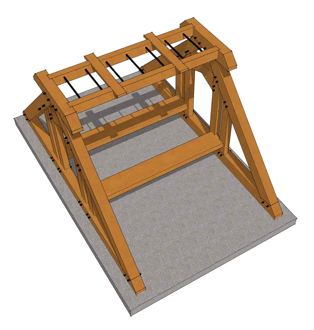 Timber Frame Playground Timber Frame Playground