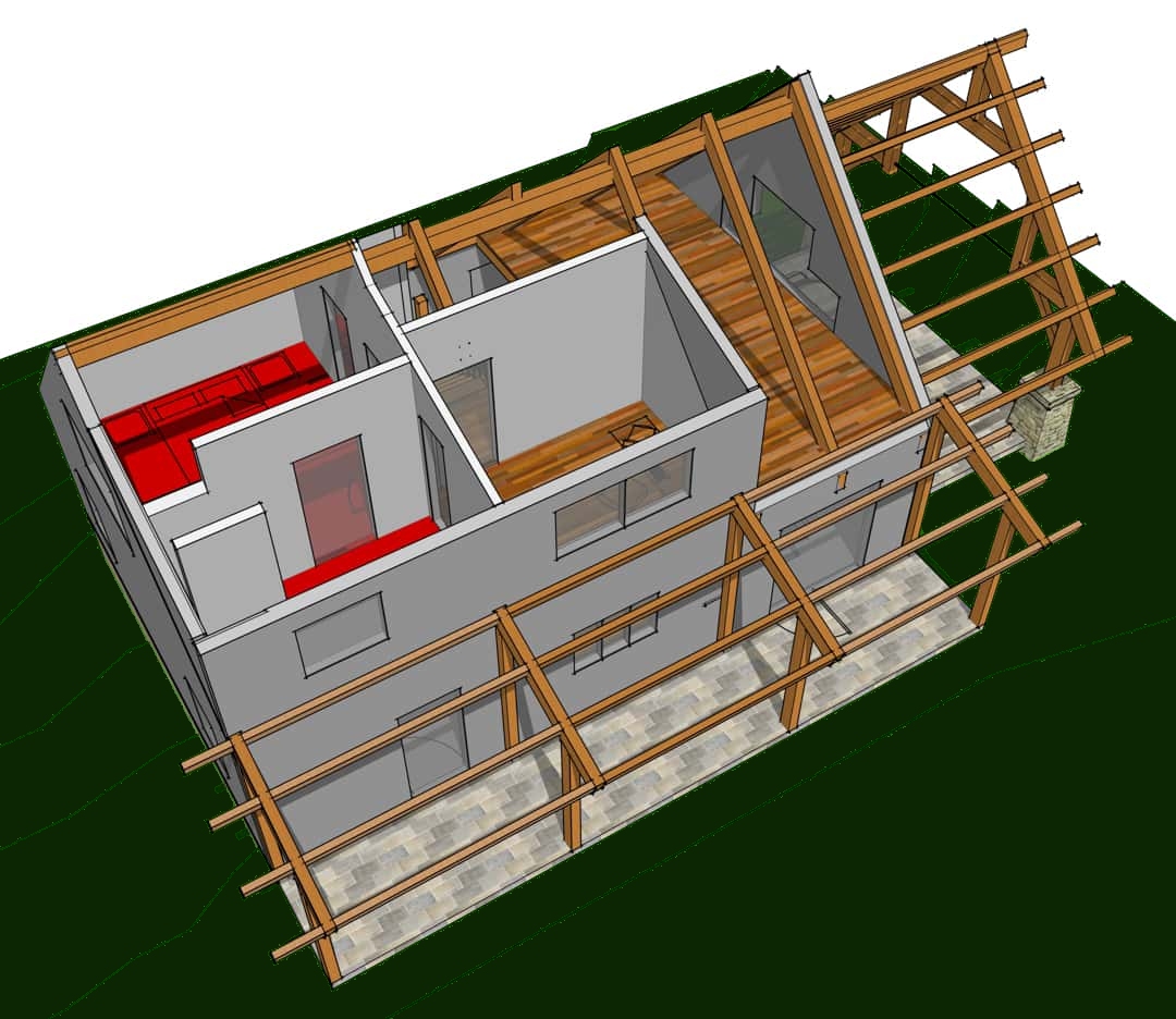 Cabin floor plan Cabin floor plan