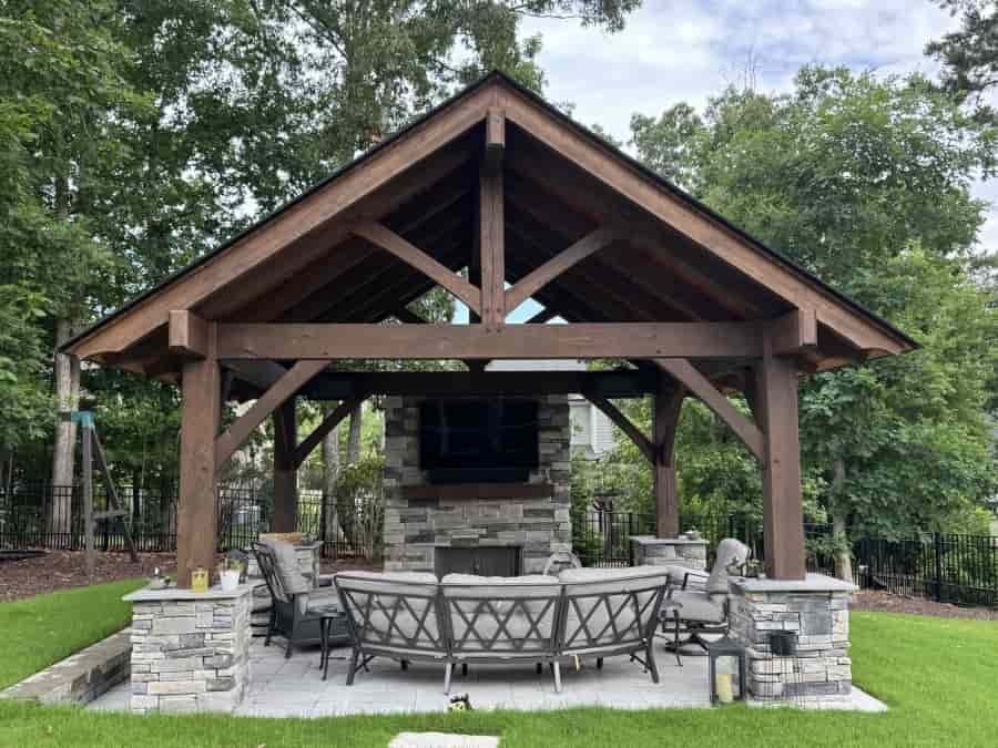 western red cedar pavilion western red cedar pavilion