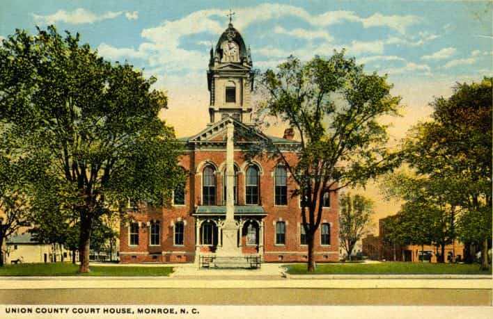 Union County Courthouse postcard Union County Courthouse postcard