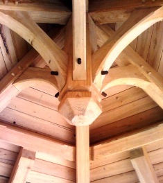 Timber frame gazebo