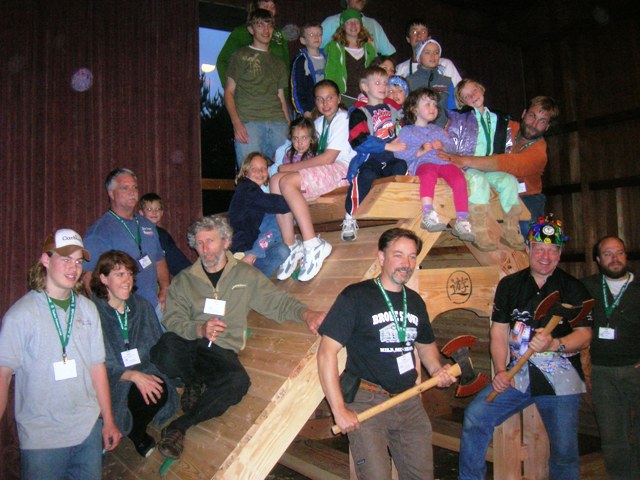Children's Workshop at Timber Framers Guild conference