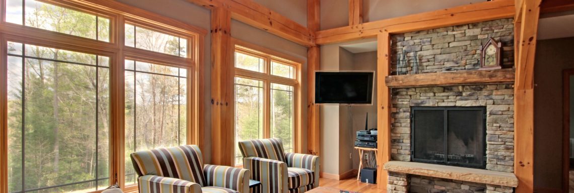 Timber frame livingroom