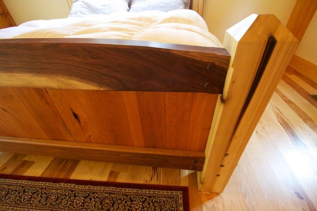 Handcrafted Timber Framed Bed Built, Bed Frame Pegs
