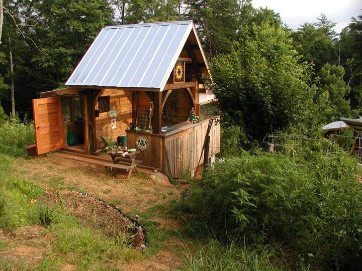 timber frame garden shed