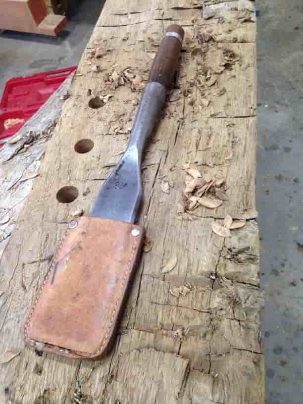 chisel for timber frame mortise work
