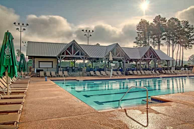 Atlanta Athletic Club pool pavilion