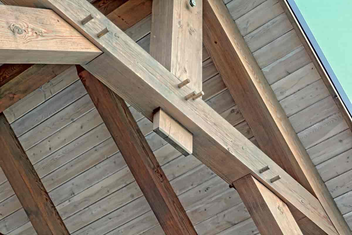 King post timber frame