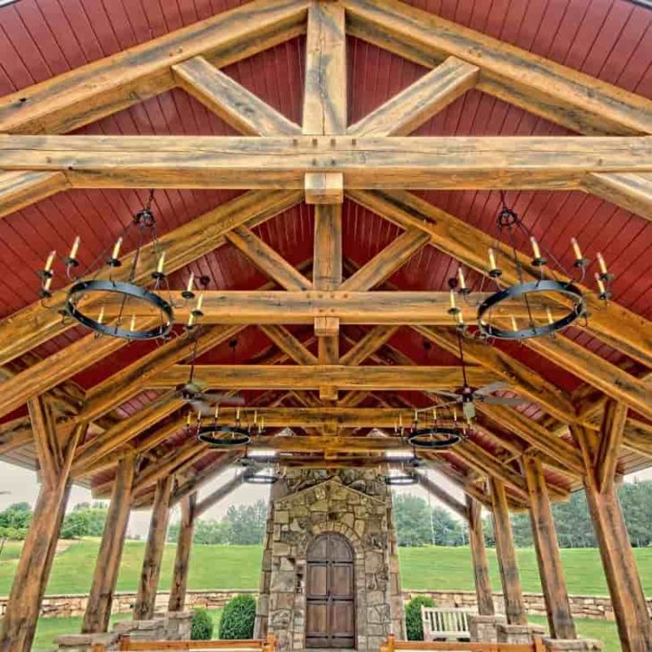 Download Timber Roof Truss PSD Mockup Templates