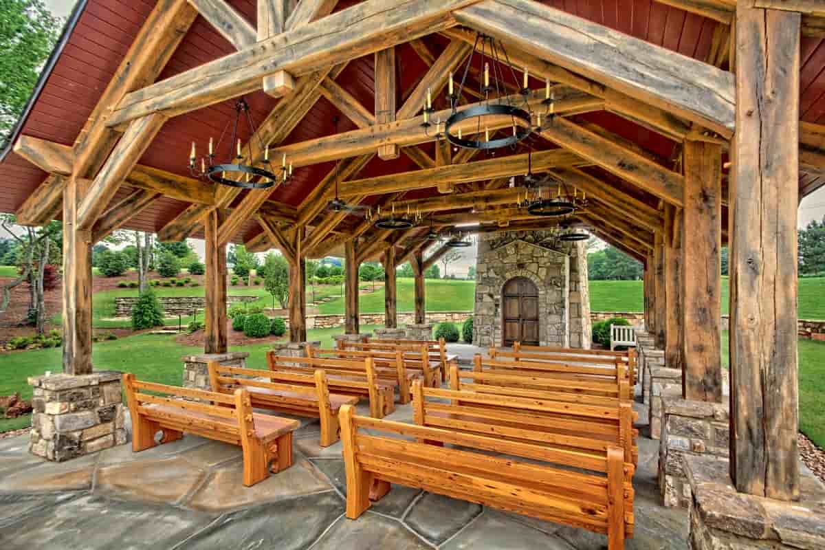 Oak timber framed chapel