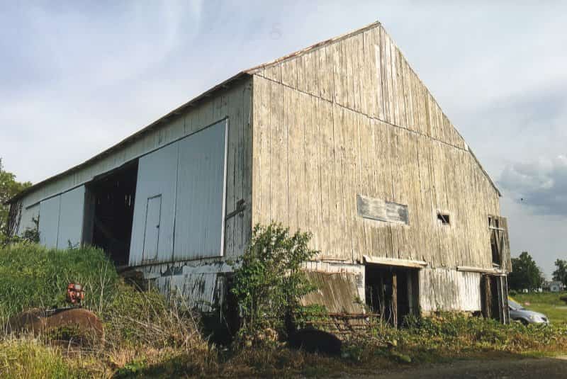 Ohio timber frame barn