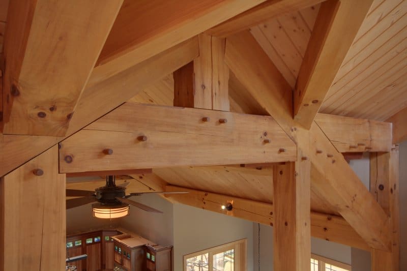 Timber frame joinery details