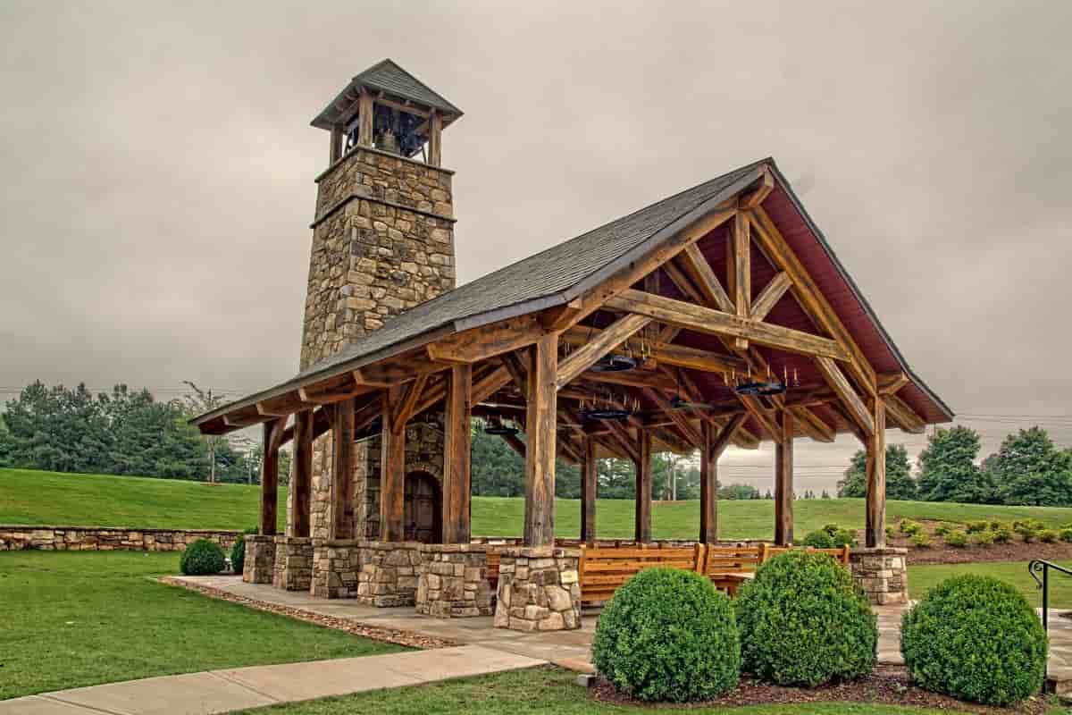 Timber framed Founders Chapel