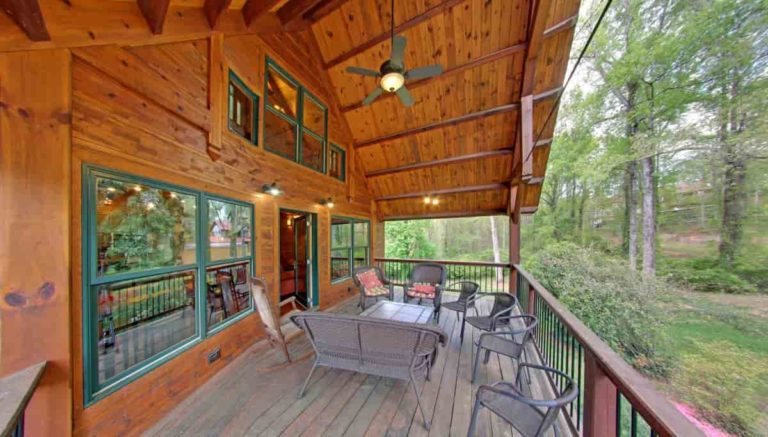 Hybrid timber frame home in Long Creek, South Carolina