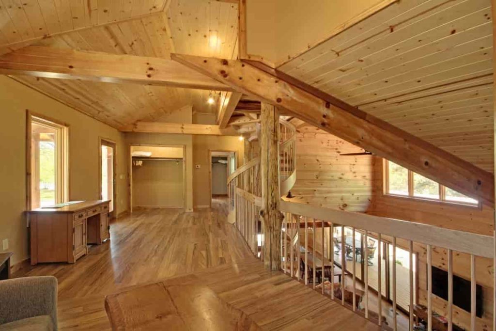 Corkscrew Cabin - hybrid timber frame cabin located in South Carolina