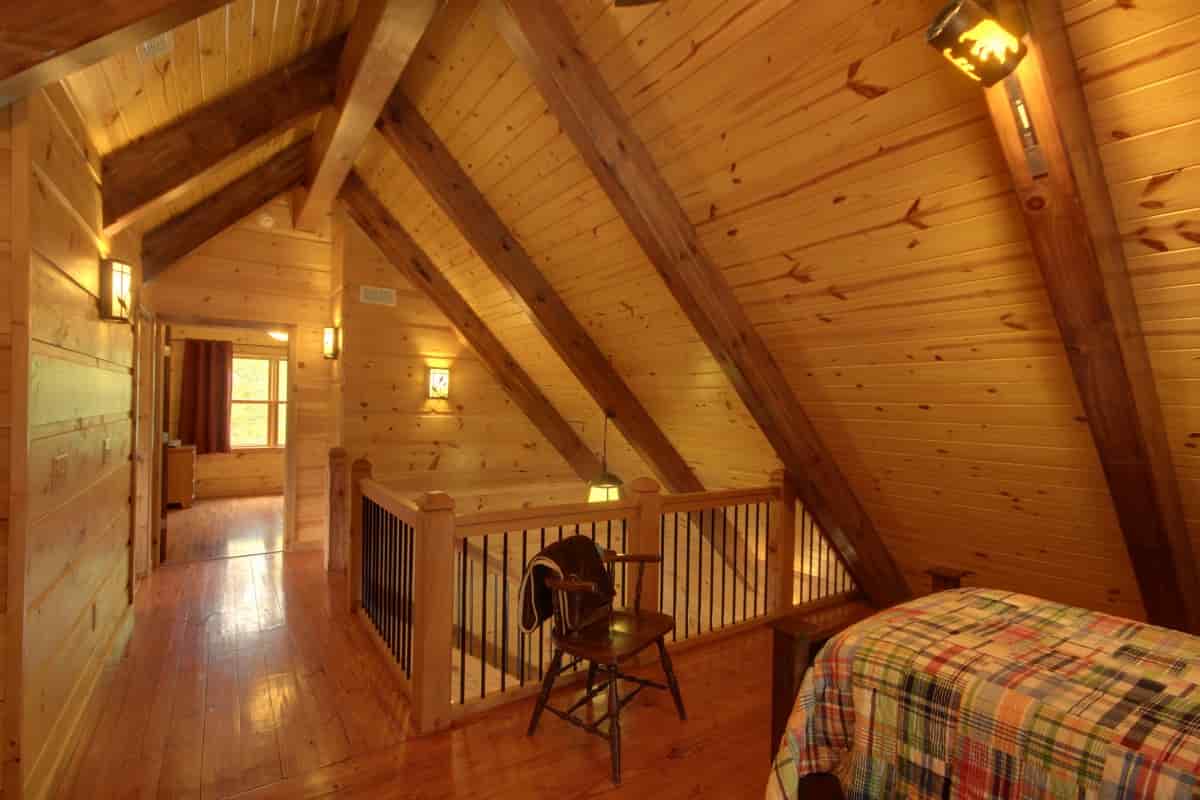 Timber frame cabin at Wildwater Ltd Chattooga River