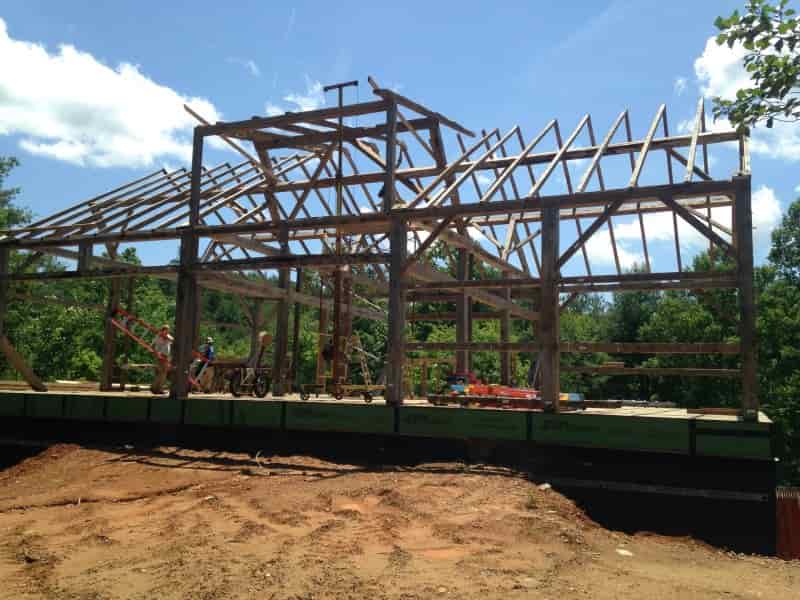 timber frame structure