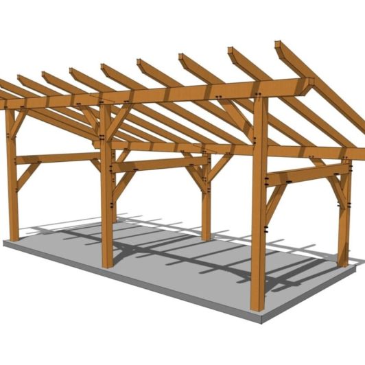 16 x 32 Timber Frame Plan - MORESUN