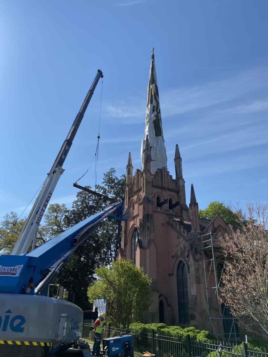 Timber-Framed Steeples - Engineering a Steeple Restoration (U.S. National  Park Service)