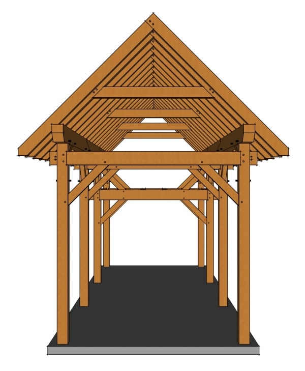 Timber frame plan
