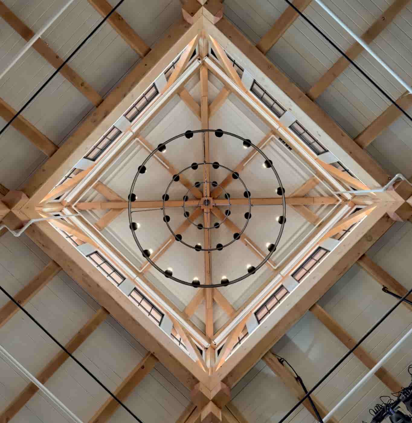 Timber framed cupola