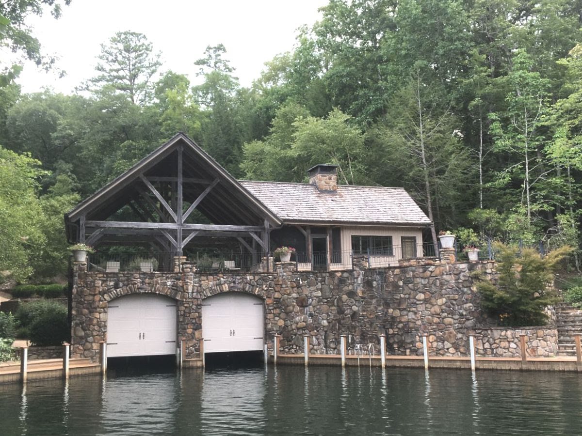 Lake Burton boathouse