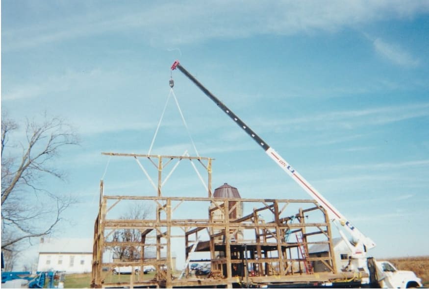 Crane On Job Site