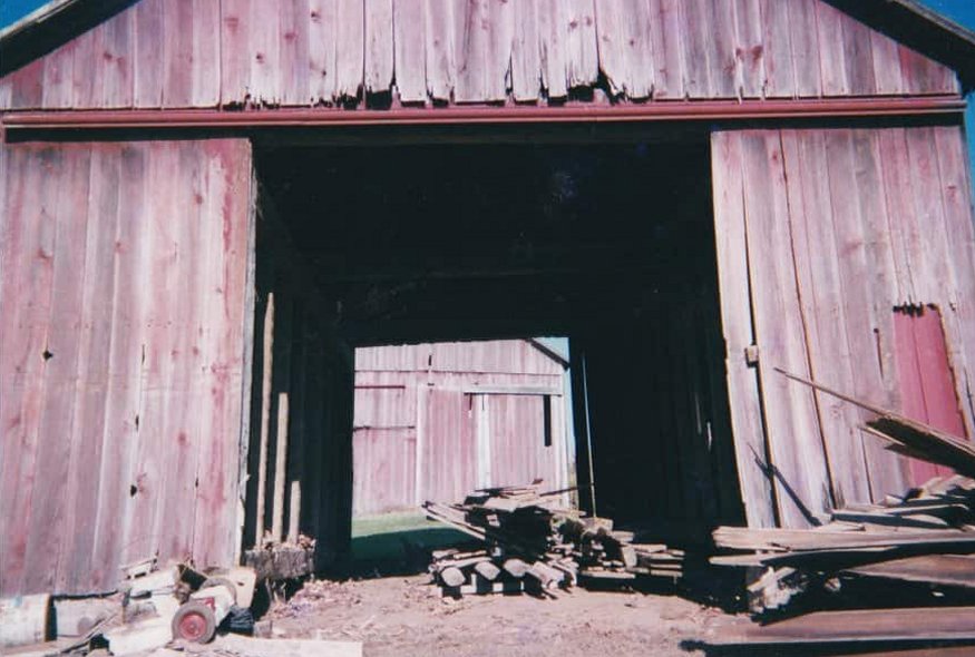 Front of Timber Frame Barn