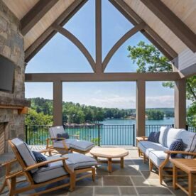 Water view porch