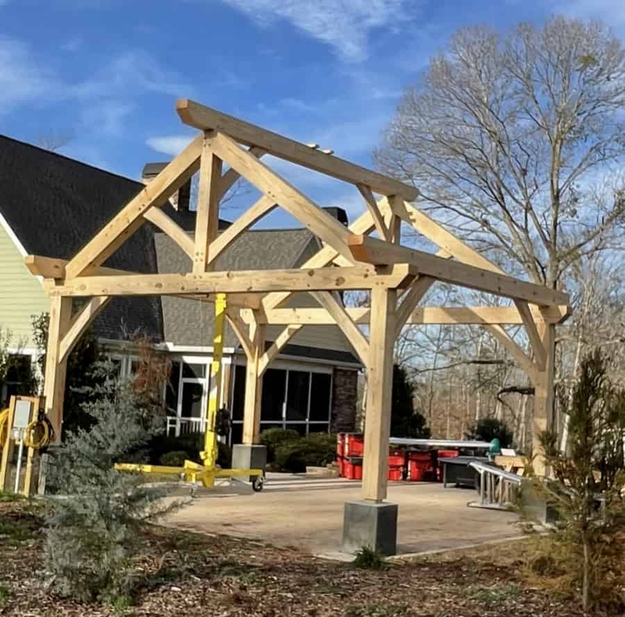 18x14 king post pavilion