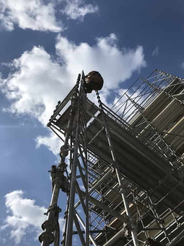 exterior scaffolding