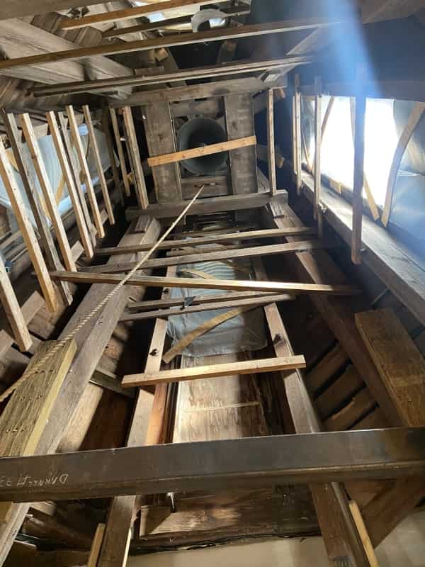 looking up at to the cupola