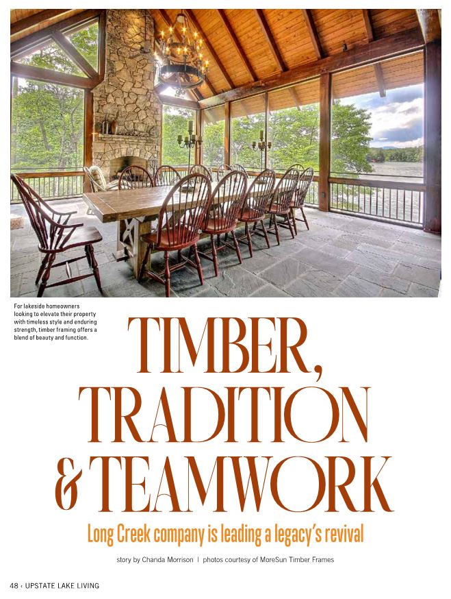 Upstate Lake Living article