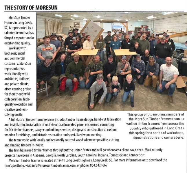MoreSun story in lake living