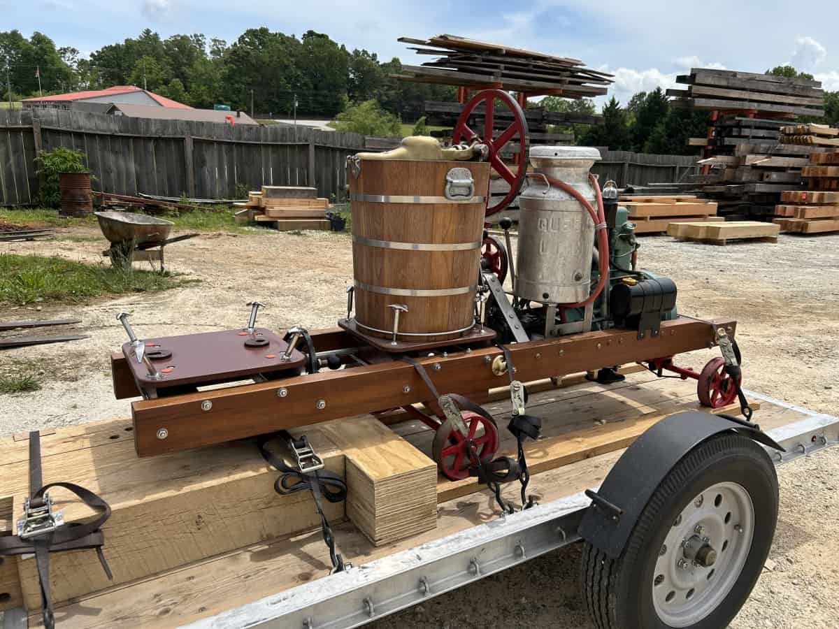 diesel powered ice cream maker