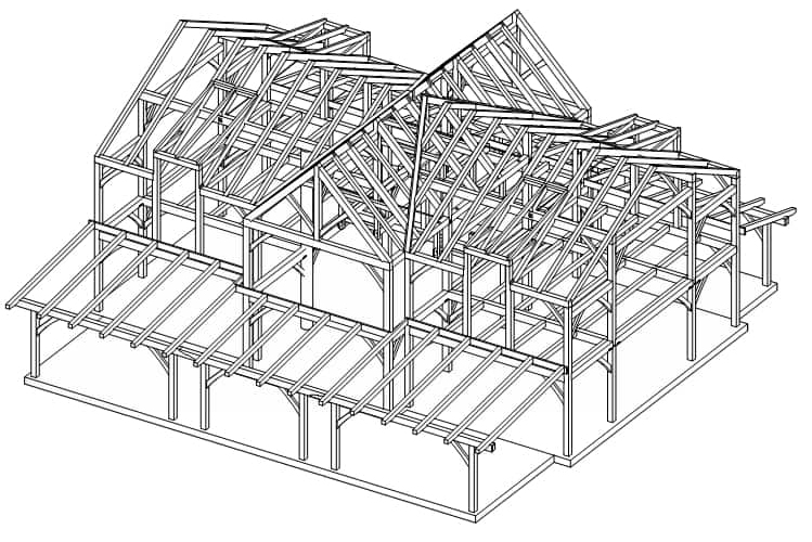 irregular hipped roof